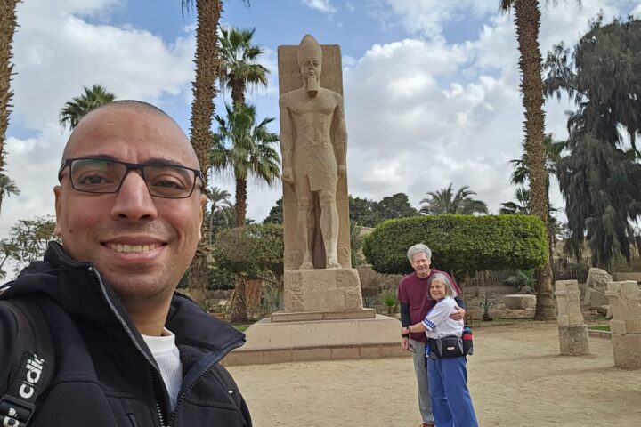 Ramses Colossi at Memphis, Memphis Trip