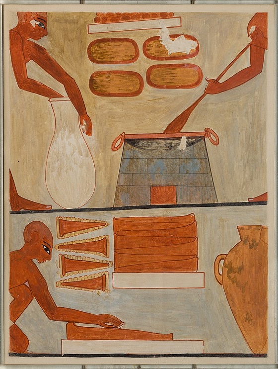 Preparation and Cooking of Cakes: Tomb of Rekhmire (TT100), Luxor