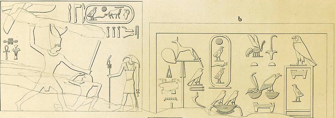 Khufu Relief at Wadi Maghara mentioning his full name Khnum Kufwi